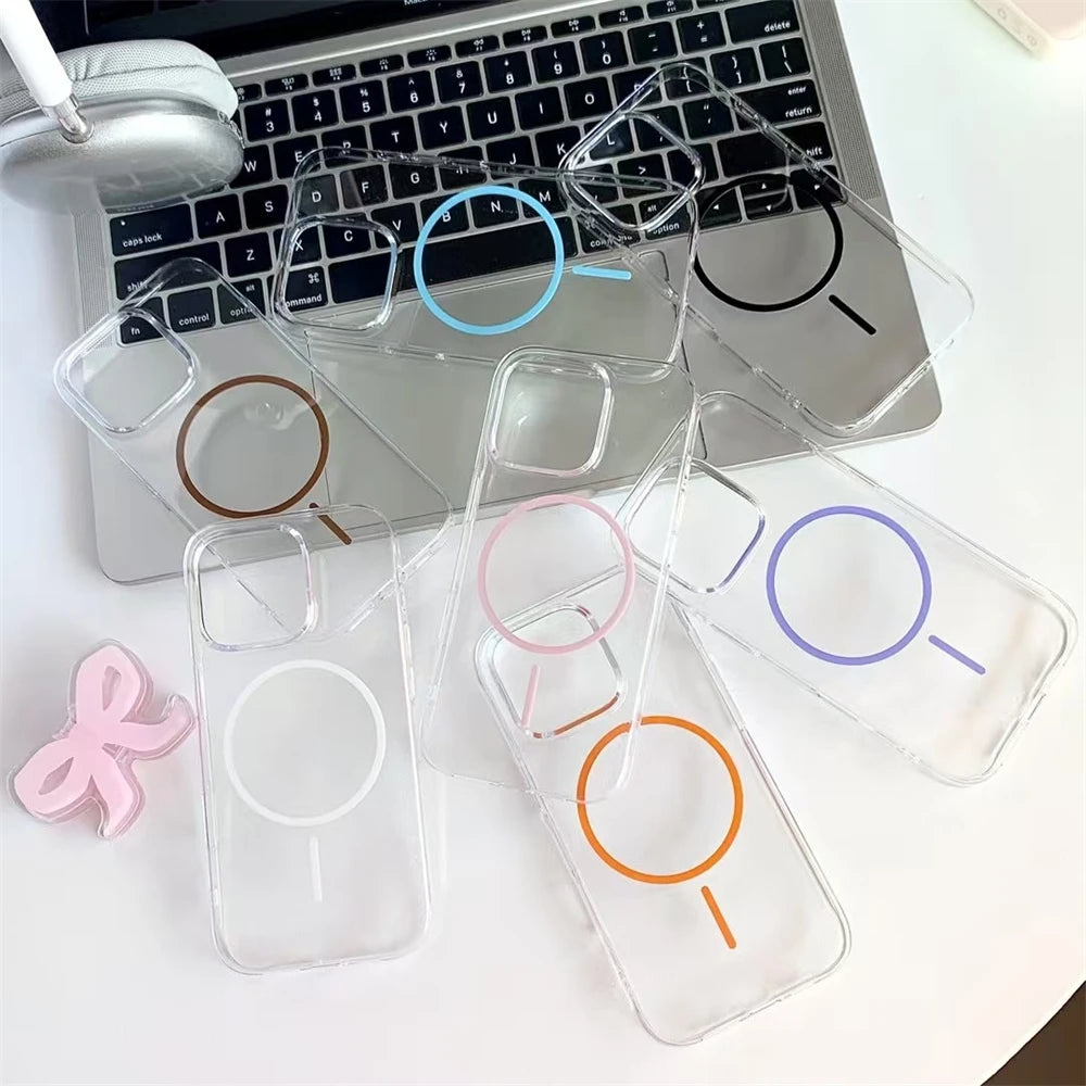 Magsafe Transparent Phone Cases