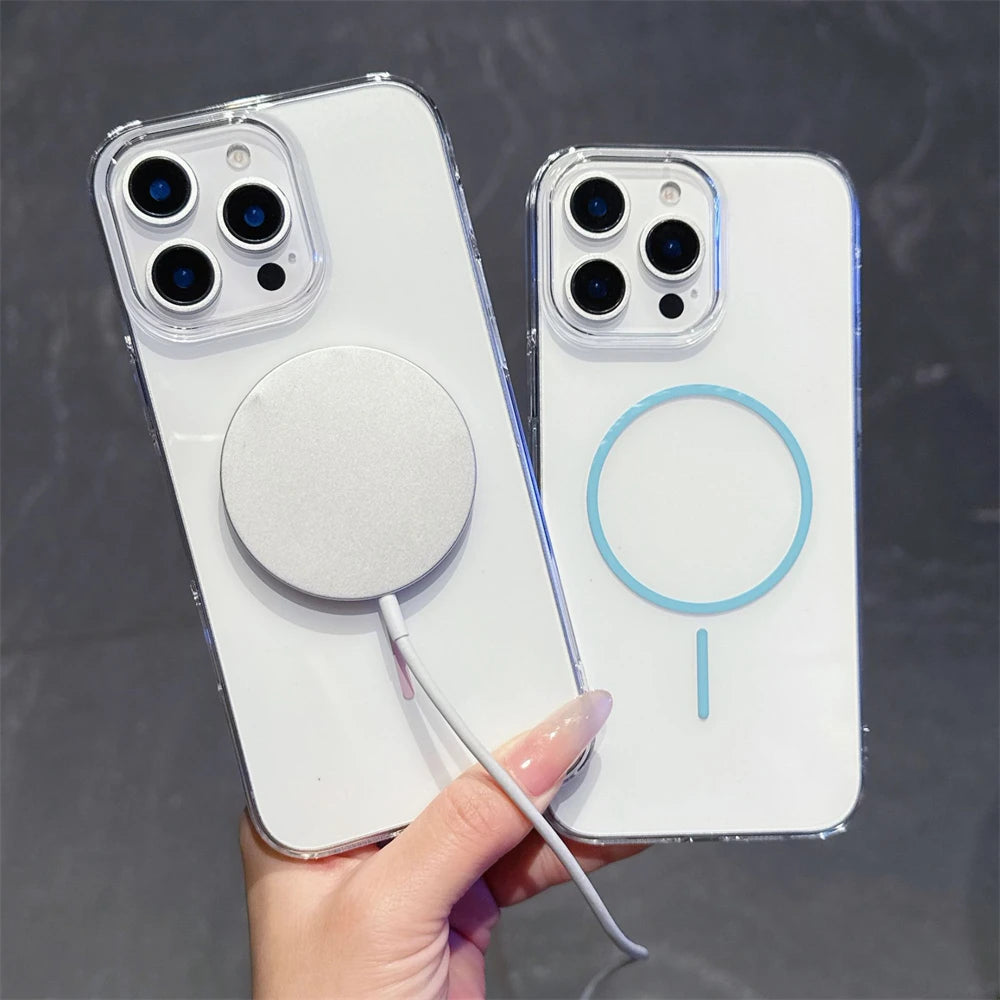 Magsafe Transparent Phone Cases