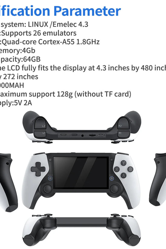 Handheld Game 4.3 HD Screen  Portable Video Game