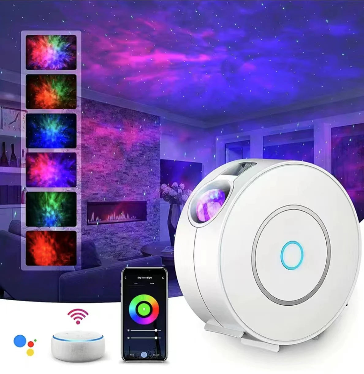 sky projector intelligent voice control system