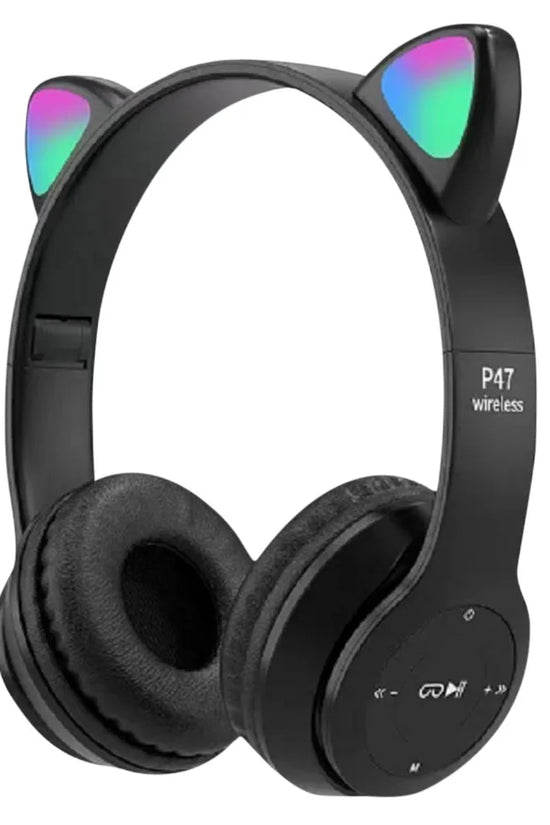 Bluetooth Headphones Cute Cat Ear Gaming Headset