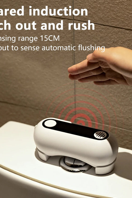 Automatic Toilet Flush Button IPX5 Waterproof