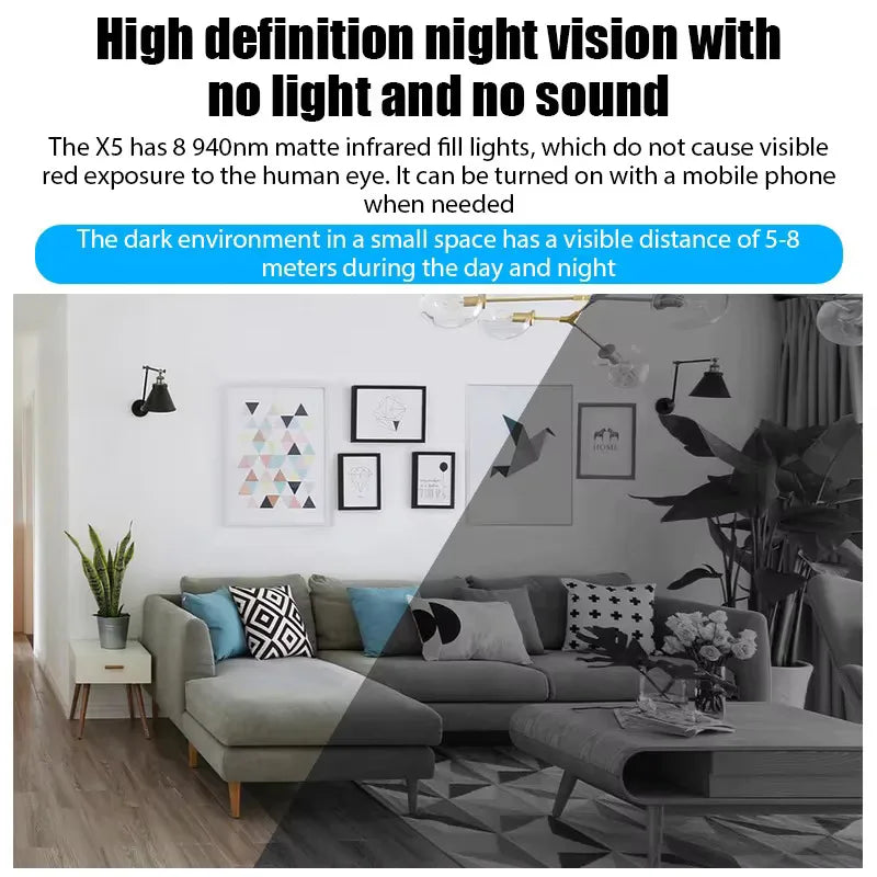 1080P HD Camera WiFi  Night Vision Motion Detection