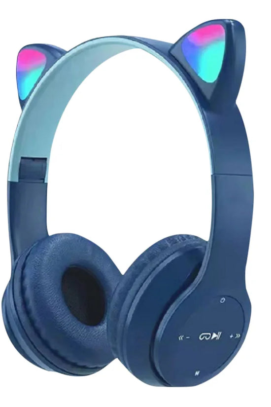 Bluetooth Headphones Cute Cat Ear Gaming Headset