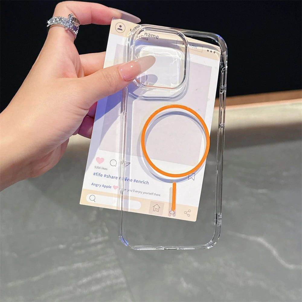 Magsafe Transparent Phone Cases