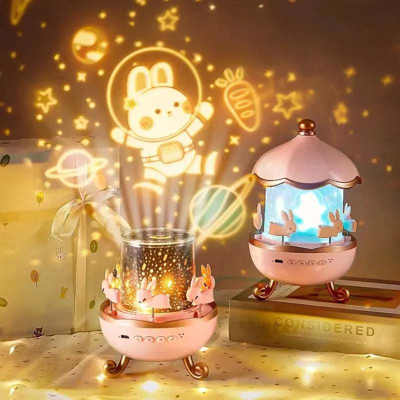 Portable rechargeable projector