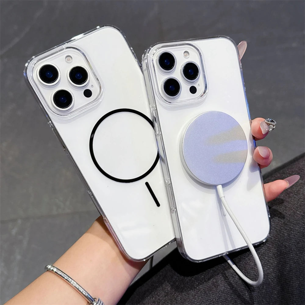 Magsafe Transparent Phone Cases