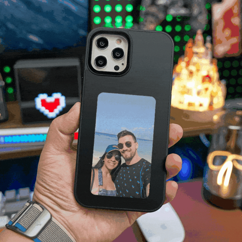 E Ink Display Pattern NFC Case