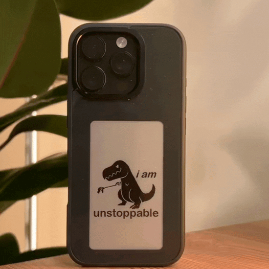 E Ink Display Pattern NFC Case