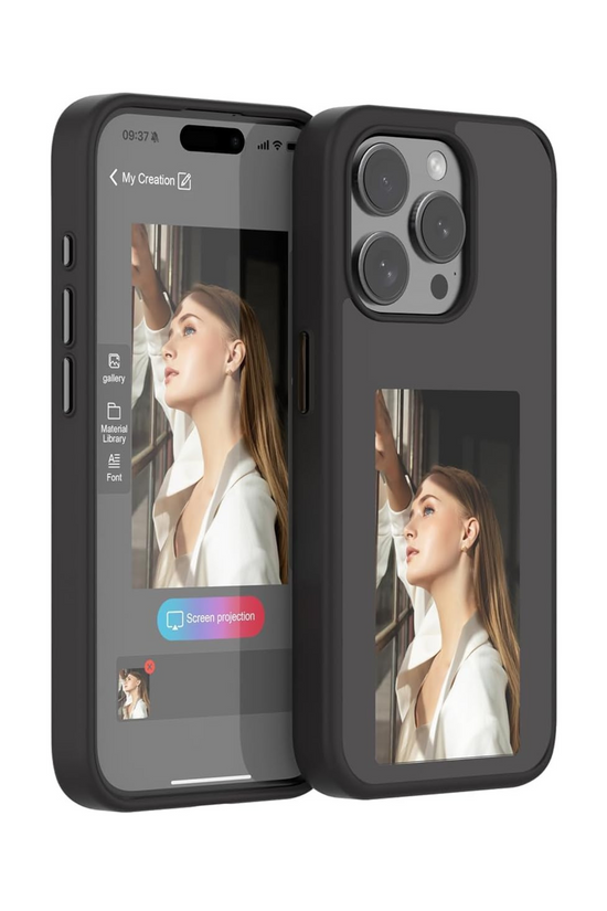 E Ink Display Pattern NFC Case