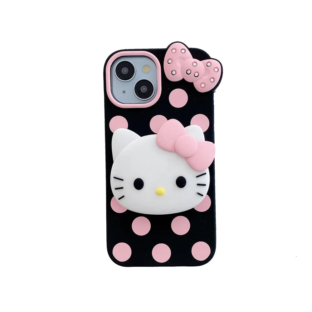 Cartoon Wave  Hello Kitty Soft Silicon Case