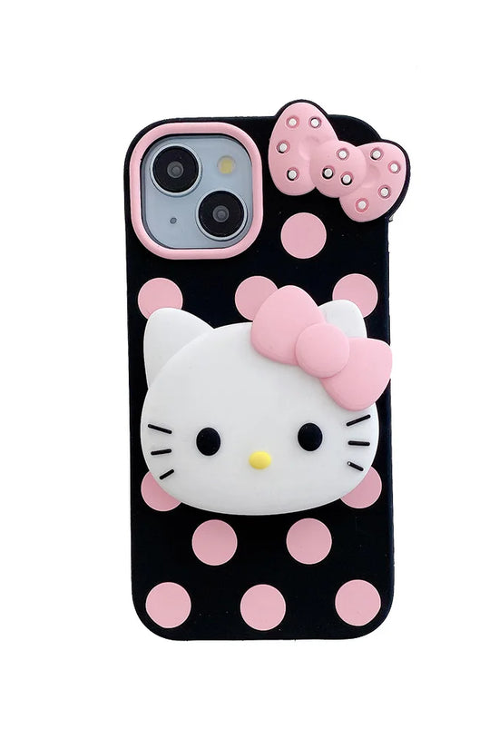 Cartoon Wave  Hello Kitty Soft Silicon Case